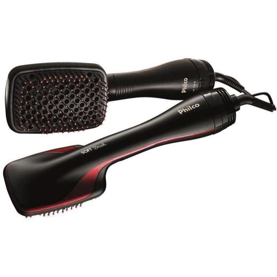 Imagem de Escova Secadora Philco Soft Brush - 1200W - com Ion Tourmaline - 3 Temperaturas, 2 Velocidades