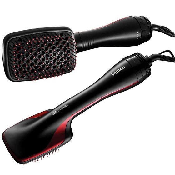 Escova Secadora Philco Soft Brush 1200W Preto - 127V Menor preço em Escova Secadora Philco Soft Brush 1200W Preto - 127V