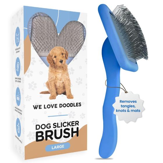 Imagem de Escova Slicker We Love Doodles para Cães - Cuidados com Pelos