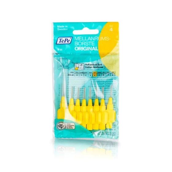 Imagem de Escova Tepe Interdental Brush 0.7mm Tamanho 4 Macias 8 Un.