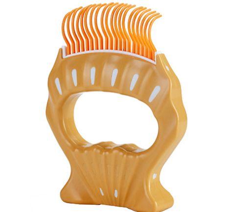 Imagem de Escovas de Massagem para Cães e Gatos - Escova Macia com Design de Concha para Remoção de Pelos