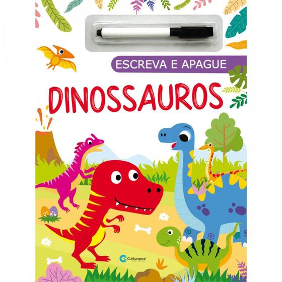 Imagem de Escreva e apague - Dinossauros -  