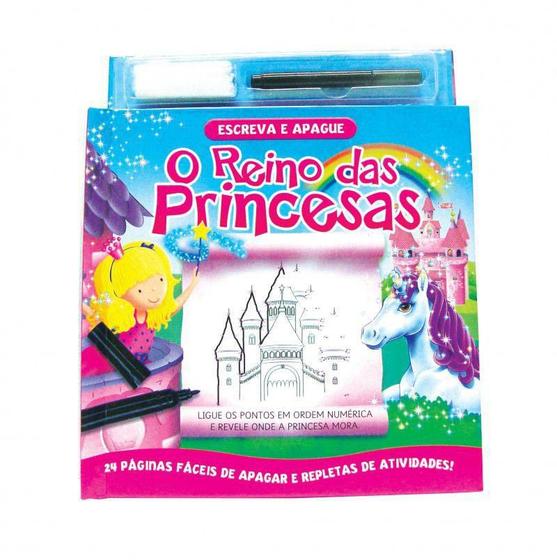 ESCREVA E APAGUE - O REINO DAS PRINCESAS - Menor preço em ESCREVA E APAGUE - O REINO DAS PRINCESAS -