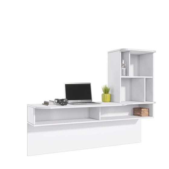 Escrivaninha Bancada Estudo Lilac Moov Branco Fosco – Colibri