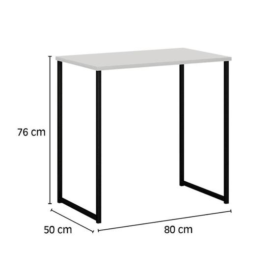 Imagem de Escrivaninha Branca Gênova Tampo 80cm x 50cm