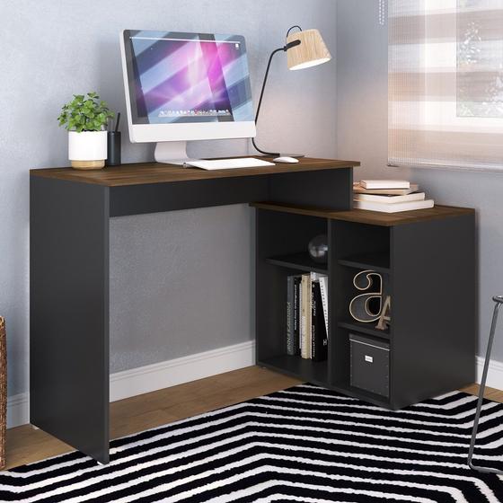 Imagem de Escrivaninha de canto Multiuso 95cm Modern Office EST-E111 Estilare