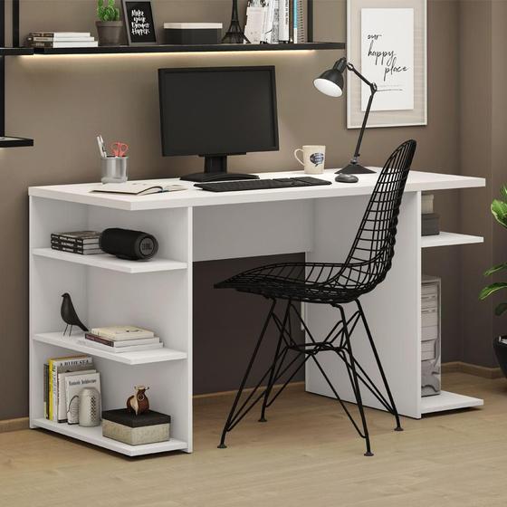 Escrivaninha Mesa para Computador Office 9409 Madesa - Branco é boa?