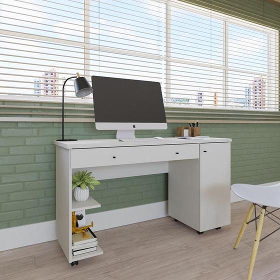 Imagem de Escrivaninha Mesa Para Computador Quarto Escritorio Ariel
