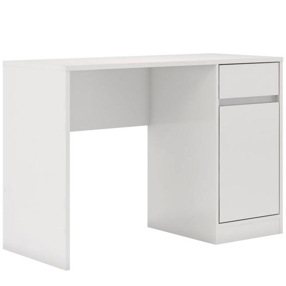 Escrivaninha para Computador Morada 1 Porta 1 Gaveta Branco Demóbile Menor preço em Escrivaninha para Computador Morada 1 Porta 1 Gaveta Branco Demóbile