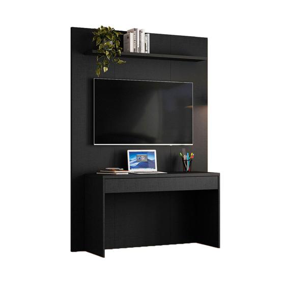 Escrivaninha Suspensa com Painel para TV NT 2100 Preto - Notável Menor preço em Escrivaninha Suspensa com Painel para TV NT 2100 Preto - Notável