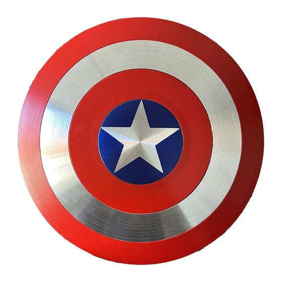 Imagem de Escudo Capitão América Cosplay Vingadores Alumínio