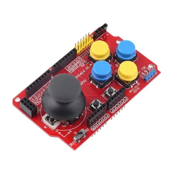 Imagem de Escudo de joystick de circuito integrado de eletrônicos inteligentes V1.2 para arduino Diy Kit