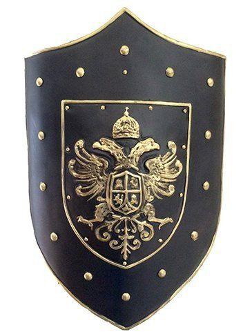 Imagem de Escudo Decorativo de Parede Medieval - Àguia Bicéfala 226