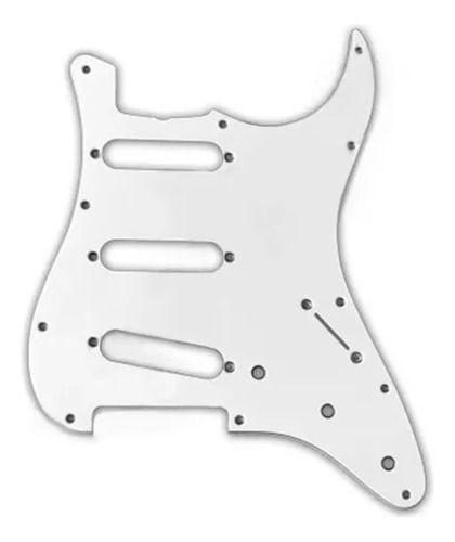 Imagem de Escudo Guitarra Strato Para 3 Singles Spirit - X200 White