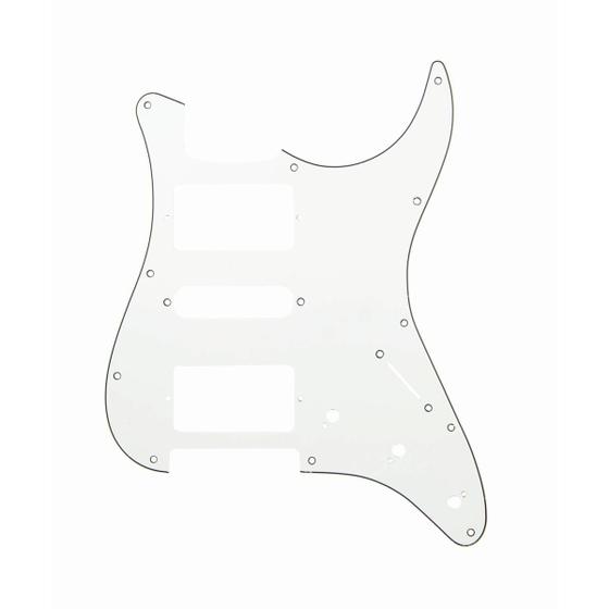 Imagem de Escudo guitarra stratocaster branco 3 camadas strinberg hsh