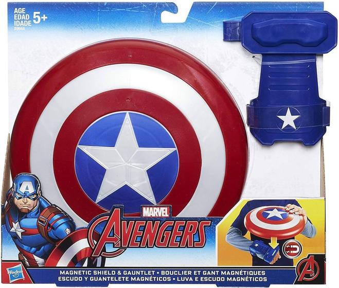 Imagem de Escudo Magnético Capitão América Marvel Avengers vingadores B9944 - Hasbro