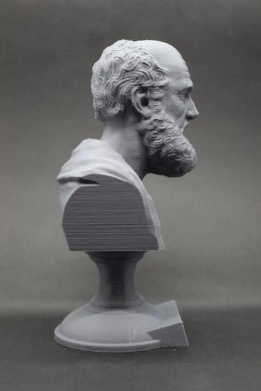 Imagem de Escultura Busto Hipócrates Médico Grego Pai Da Medicina