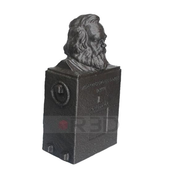 Imagem de Escultura Busto Karl Marx 15 Cm