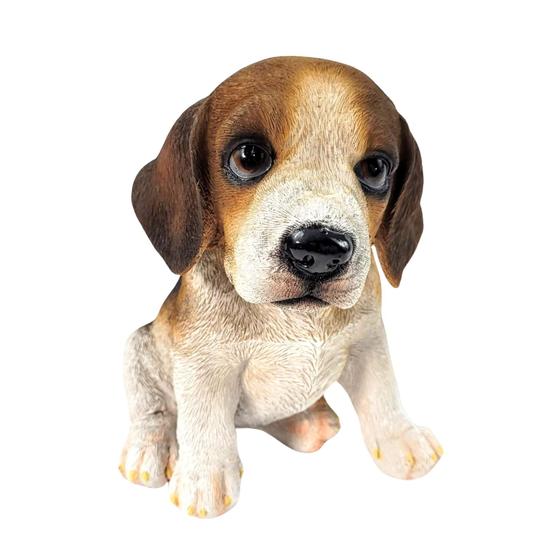 Imagem de Escultura De Cachorro Beagle Filhote Decorativo