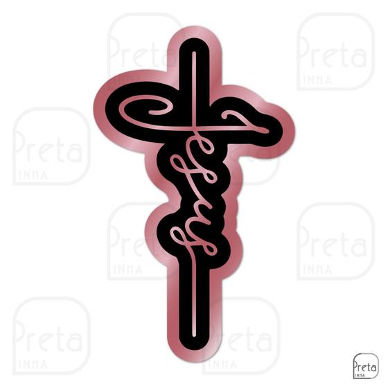 Imagem de Escultura de Parede Decorativo Religião Jesus 60x35cm