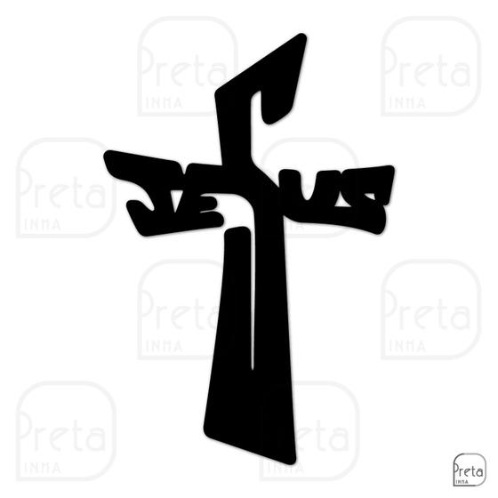 Imagem de Escultura de Parede Decorativo Religião Jesus 60x40cm