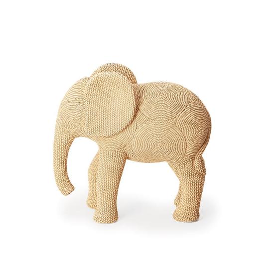 Imagem de Escultura Decorativa Elefante em Poliresina 23,5 x 24 x 10cm