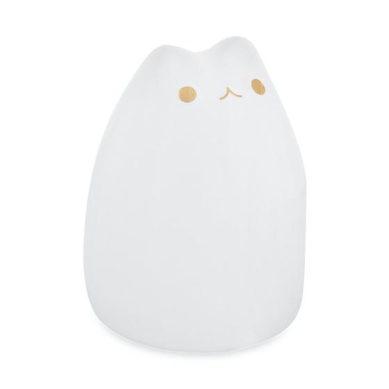 Imagem de Escultura Decorativa Gato Branco em Cerâmica M - Mart