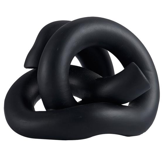 Imagem de Escultura decorativa no em ceramica preta
