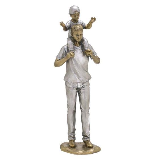 Imagem de Escultura Decorativa Pai Com Filho