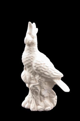 Imagem de Escultura Decorativa Pássaro Branco Cerâmica 37 X 20