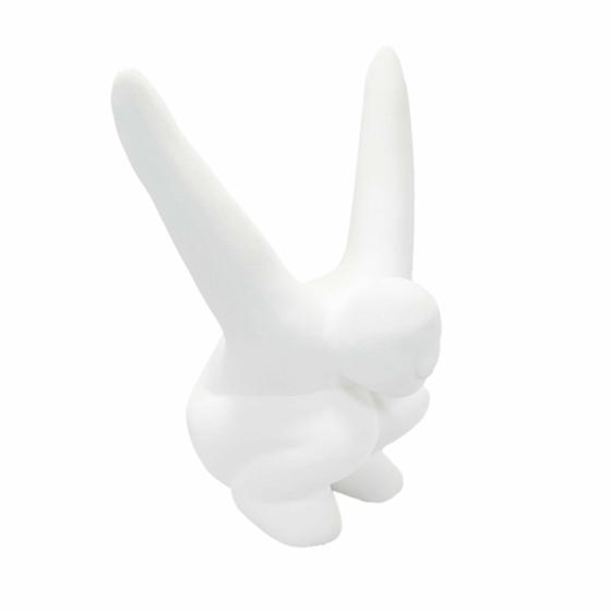 Imagem de Escultura Decorativo Homem Abstrato Branco Fino Design