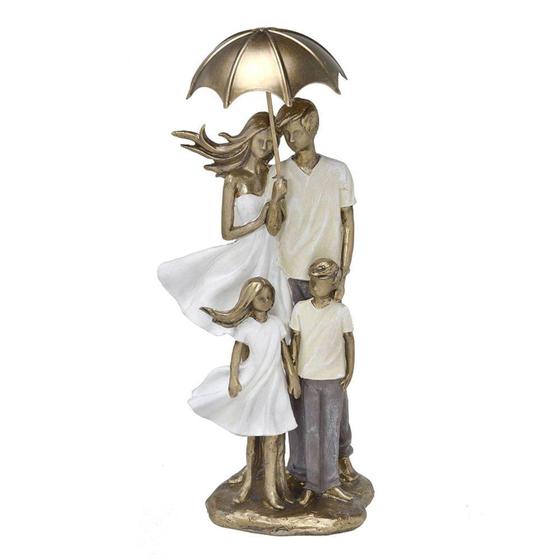 Imagem de Escultura Família 30cm Chuva de Amor Espressione