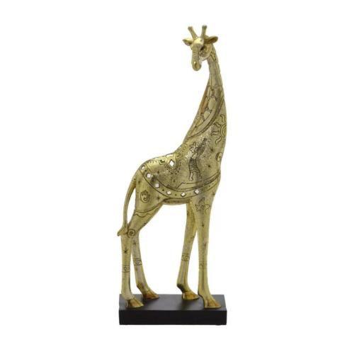 Imagem de Escultura Girafa Egito 40cm Espressione