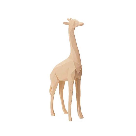 Imagem de Escultura Girafa Em Poliresina 13911 30X6X11Cm