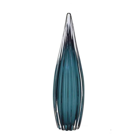 Imagem de ESCULTURA GOTA DECORATIVA ESTILO MURANO AZUL 39cm