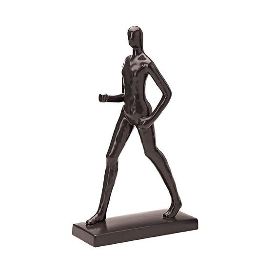 Imagem de Escultura Homem Em Cerâmica Mart 36x10cm