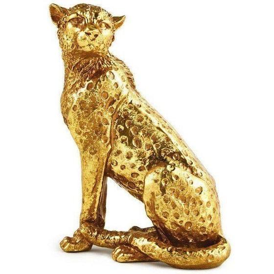 Imagem de Escultura Leopardo Em Poliresina Mart 12441