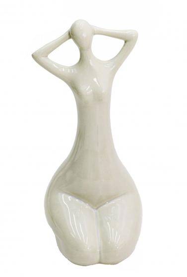 Imagem de Escultura Mulher Em Porcelana