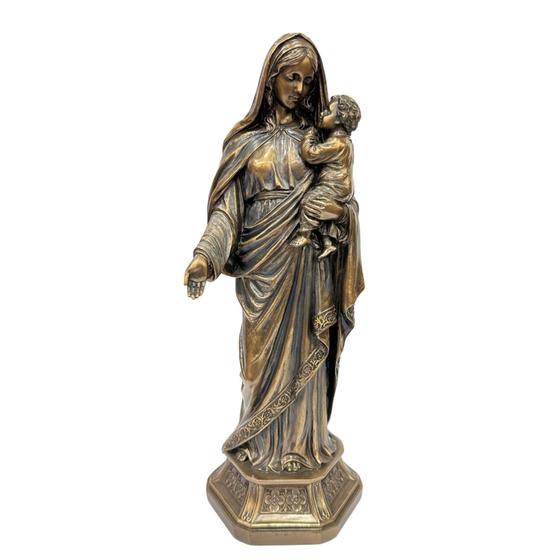 Imagem de Escultura Nossa Senhora Com Jesus - 29CM