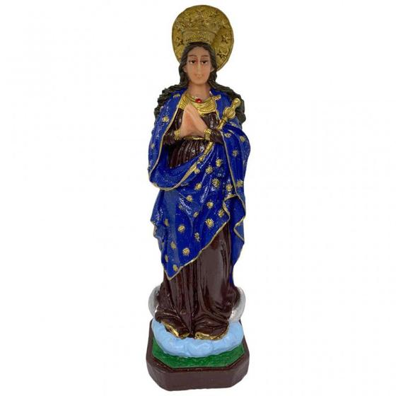 Imagem de Escultura Nossa Senhora dos Milagres 21 cm em Resina