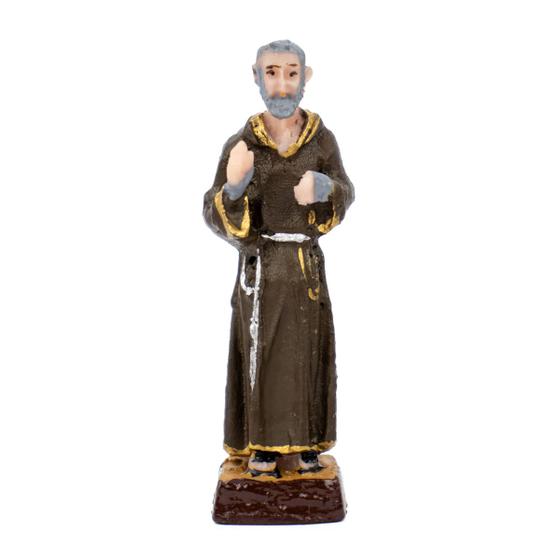 Imagem de Escultura Padre Pio 7,50 cm em Resina