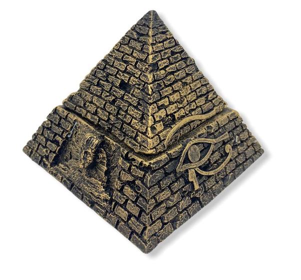 Imagem de Escultura piramide egipcia 9 cm em resina