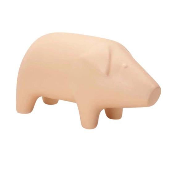 Imagem de Escultura porco em ceramica 16cm