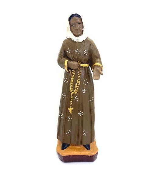 Imagem de Escultura Santa Nha Chica - Francisca Paula de Jesus 26 cm resina