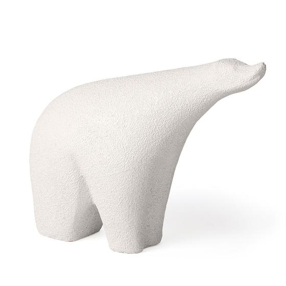 Imagem de Escultura Urso em Poliresina Branco