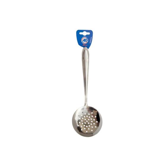 Imagem de Escumadeira Vazada Inox Profissional Mônaco Pegador