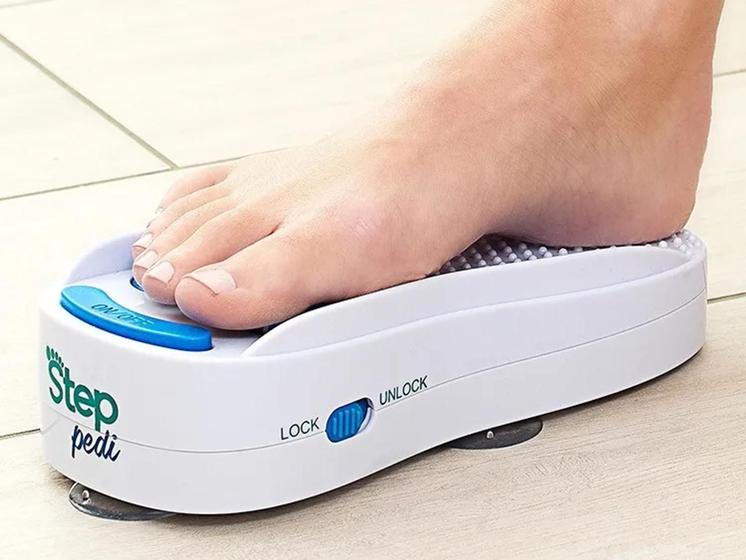 Esfoliador Elétrico Para Pés Removedor Calo Lixador Lixa Pedicuro Step Pedi Menor preço em Esfoliador Elétrico Para Pés Removedor Calo Lixador Lixa Pedicuro Step Pedi