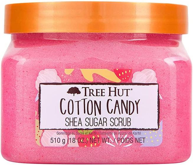 Imagem de Esfoliante corporal Cotton candy shea sugar scrub-Tree Hut 510 gr