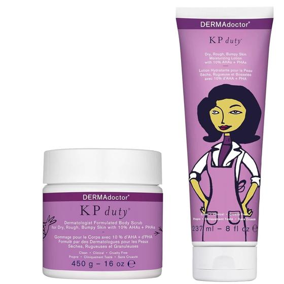 Imagem de Esfoliante corporal DermaDoctor KP Bump Eraser 473 ml com loção 237 mL