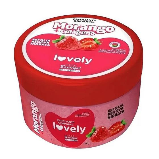 Imagem de Esfoliante Corporal Lovely Morango + Colágeno 280g